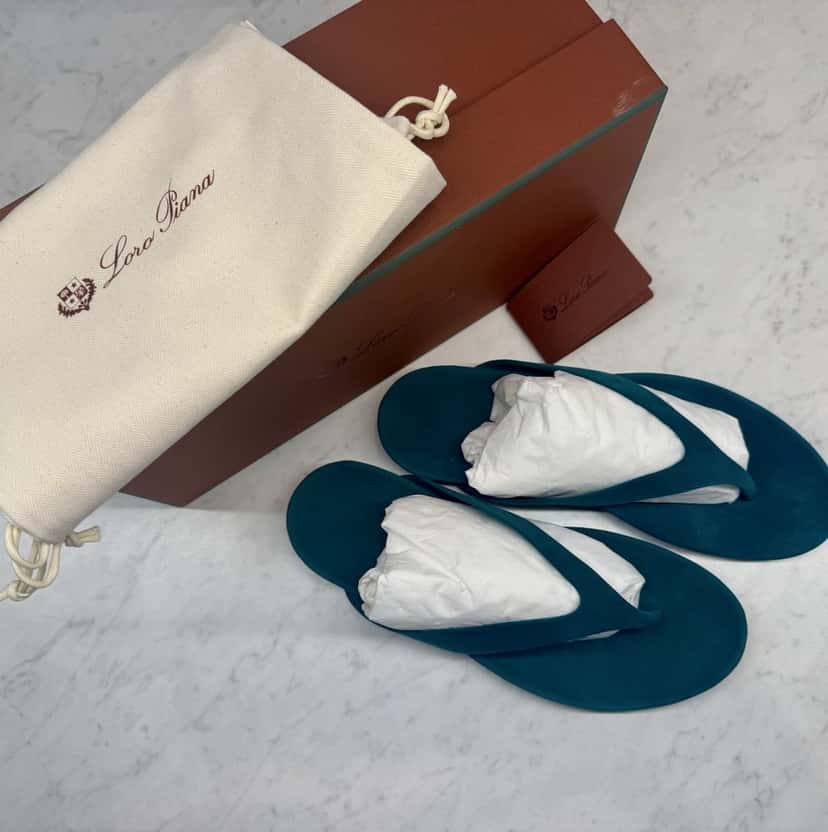 Loro Piana Loro Piana Ida Suède Navy Suede Never worn, with tag - Inside View