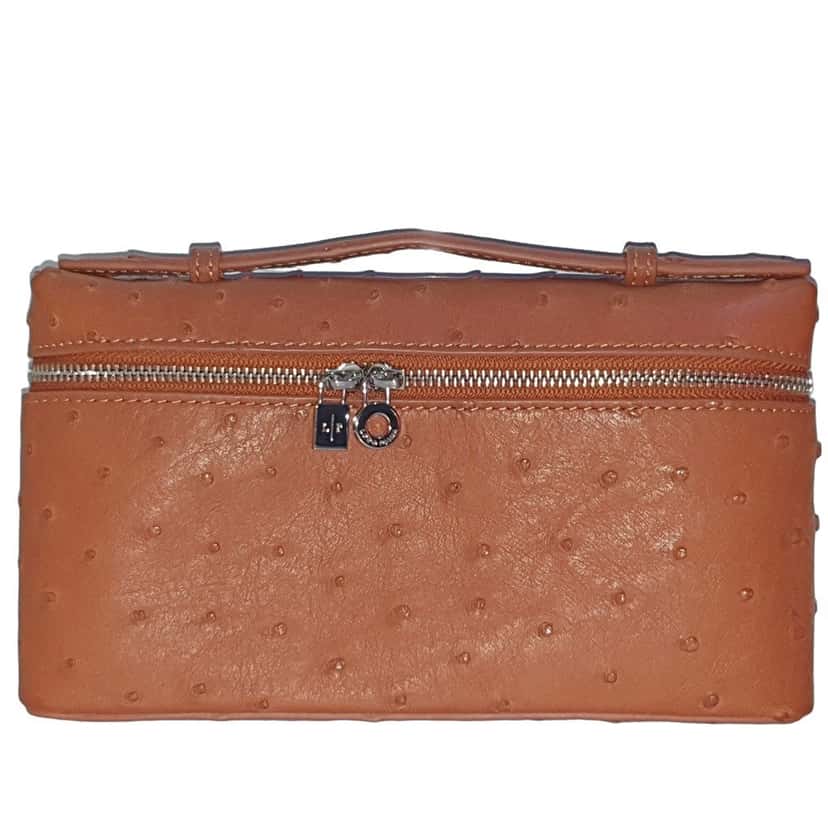 Loro Piana Extra pocket L19 Brown Leather Never worn - Front View
