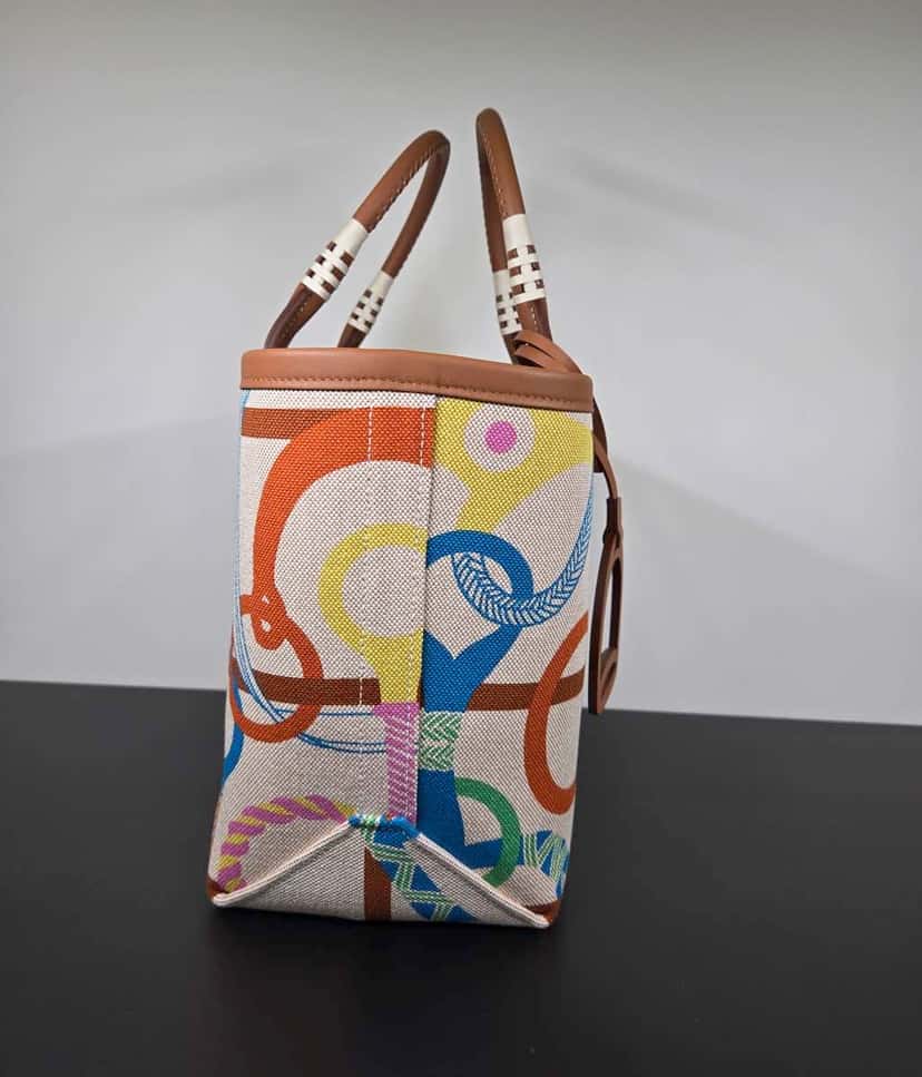 Hermès Steeple bag MultiColor Cotton Never worn - Model View