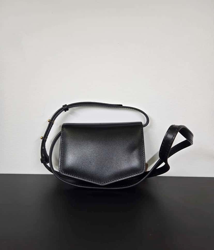 Alaïa Le Papa Mini leather shoulder bag Black Leather Never worn, with tag - Back View