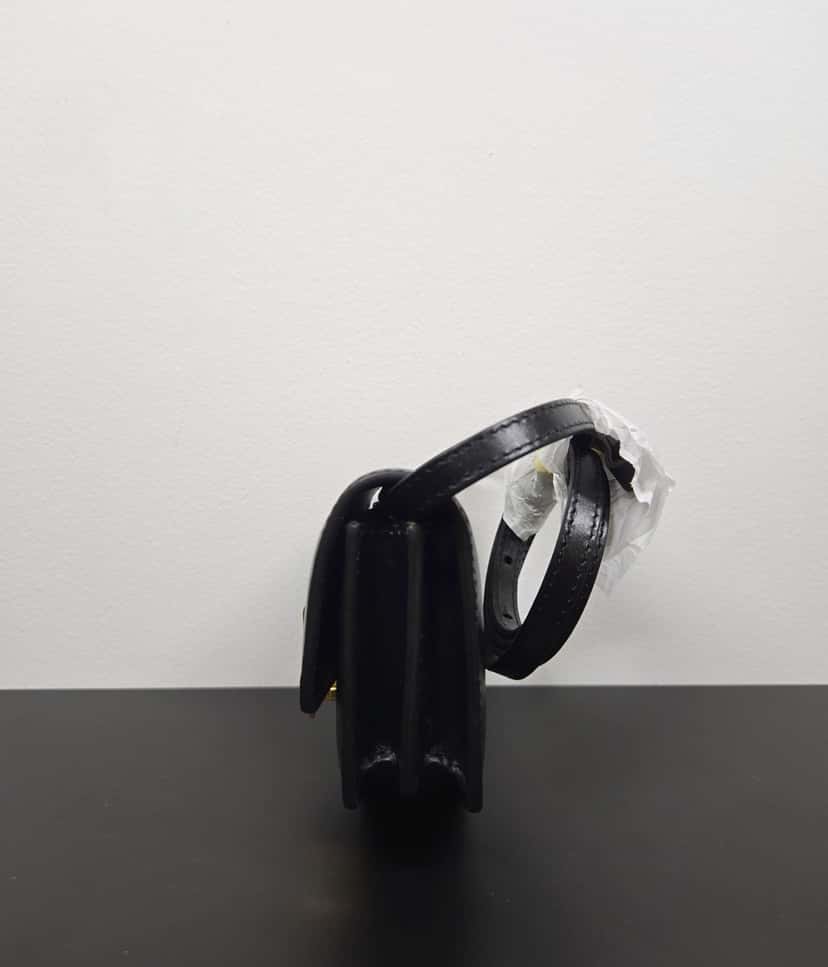 Alaïa Le Papa Mini leather shoulder bag Black Leather Never worn, with tag - Back View