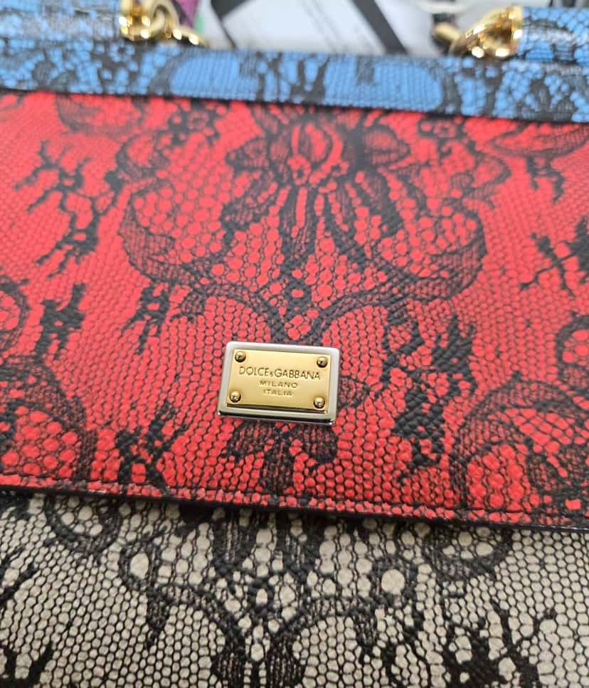 Dolce & Gabbana Sicily leather handbag MultiColor Canvas Never worn, with tag - Box View