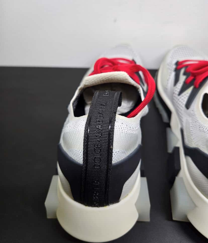 Dolce & Gabbana Mesh and Rubber Sorrento Sneakers MultiColor Cotton Never worn, with tag - Box View