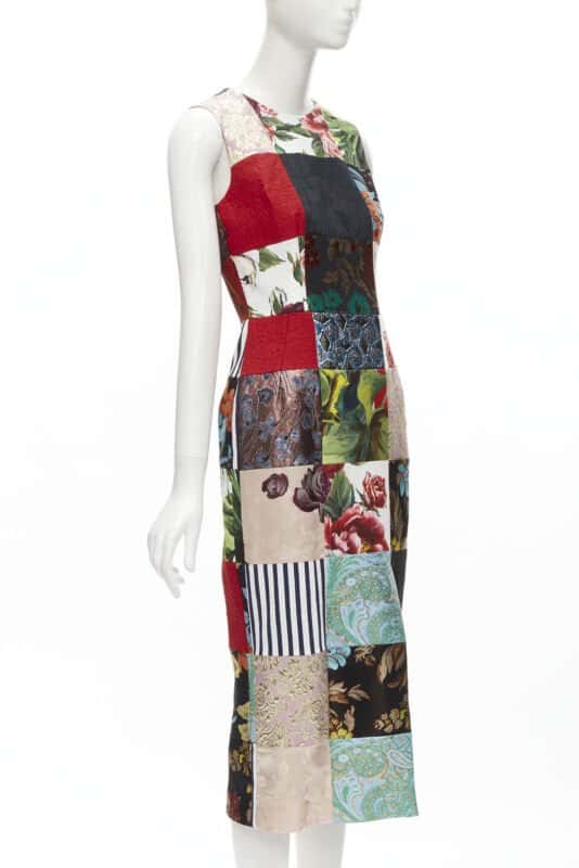 Dolce & Gabbana Patchwork Midi MultiColor Never worn - Inside View
