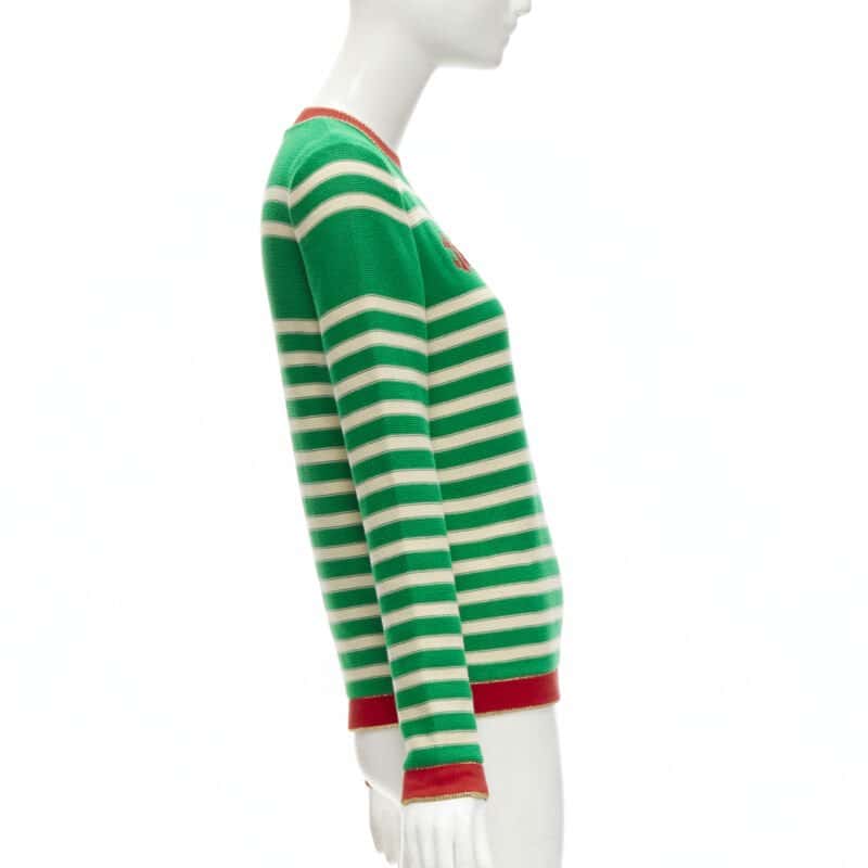 Gucci Sailor Intarsia Green Cotton Never worn - Model View