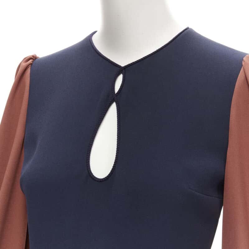 Roksanda Navy Red Jumpsuit Navy Polyester Never worn - Back View