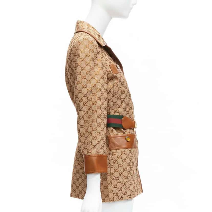 Gucci Aria Brown Cotton Very good condition - Box View