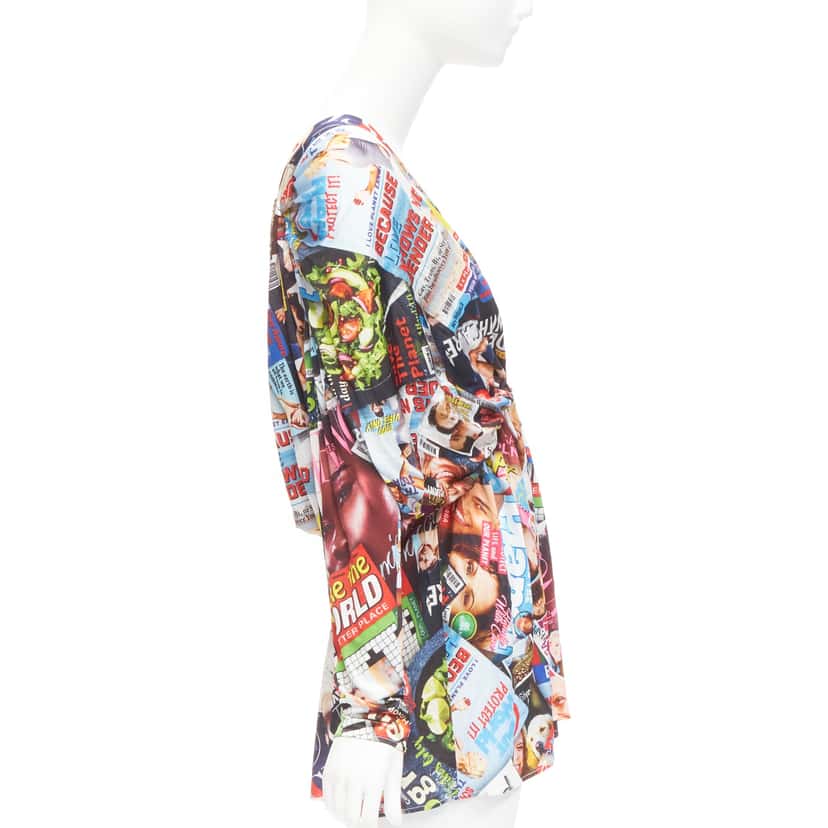 Balenciaga Cover Girl Dress MultiColor Viscose Never worn - Model View