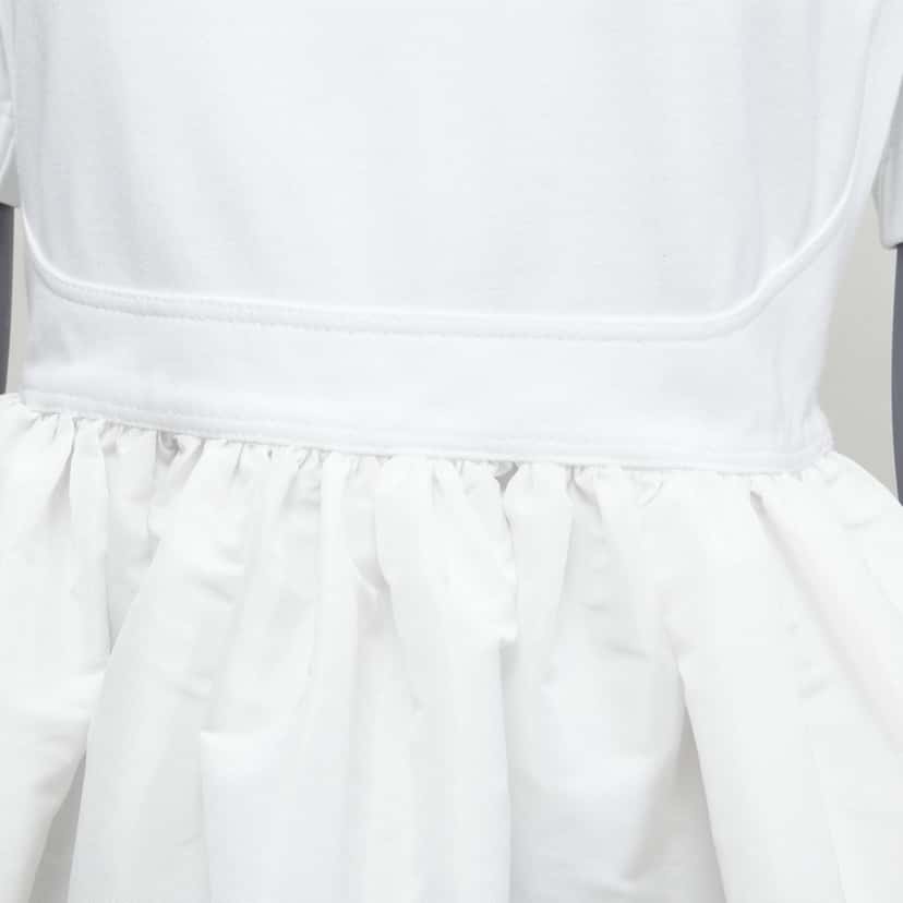 Alexander McQueen Cut Out Dress White Cotton Never worn - Back View