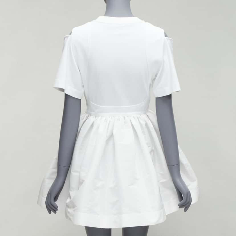 Alexander McQueen Cut Out Dress White Cotton Never worn - Box View