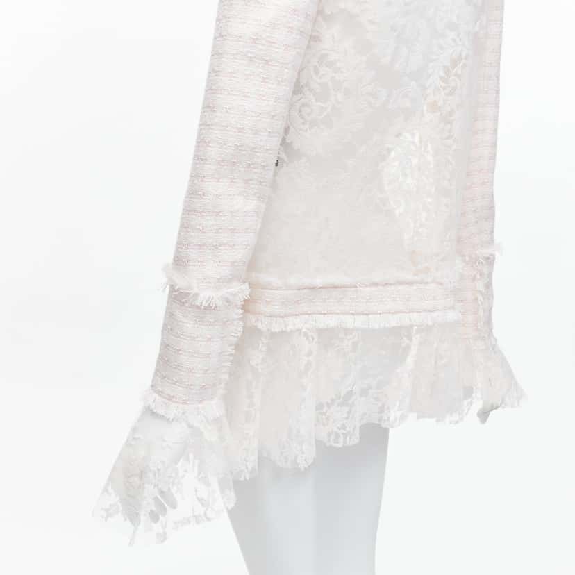 Balmain Spencer White Polyester Never worn - Back View