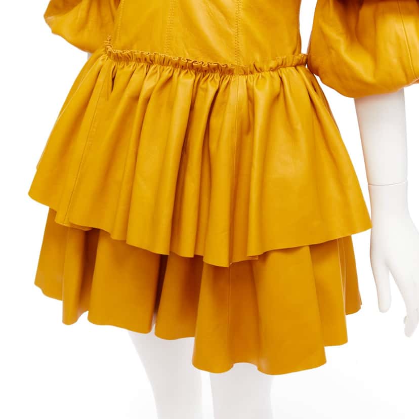 Aje Castellain Yellow Leather Very good condition - Back View