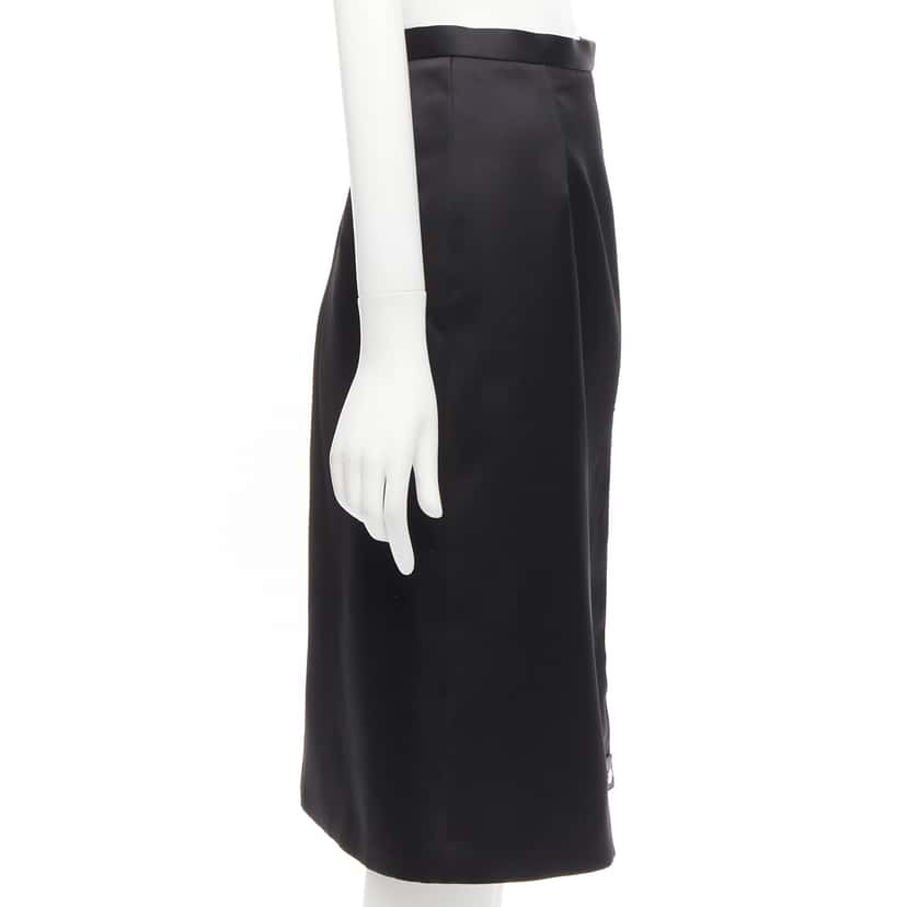 Christopher Kane Chain Slit Skirt Black Polyester Never worn - Model View