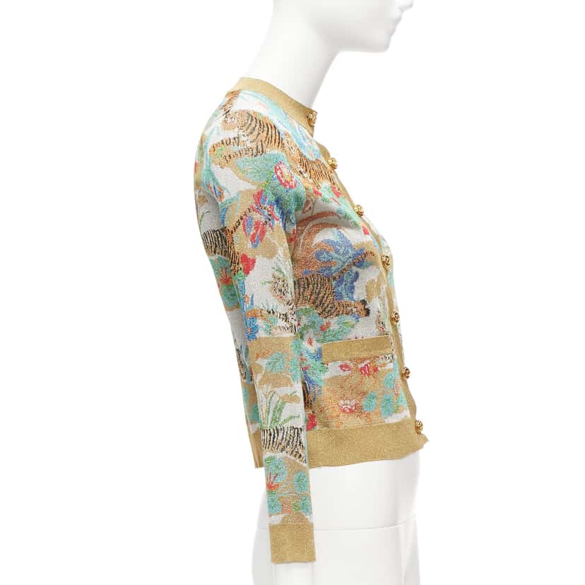 Gucci Oriental Tiger Cardigan Other Viscose Never worn - Box View