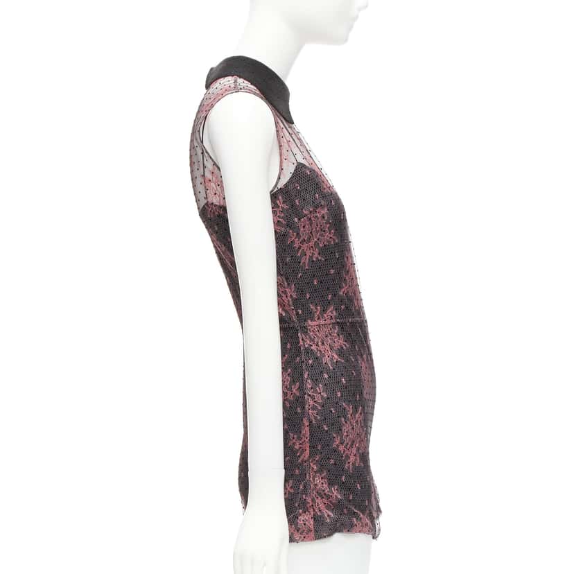 Dior Pink Lace Playsuit Pink Polyester Never worn - Model View
