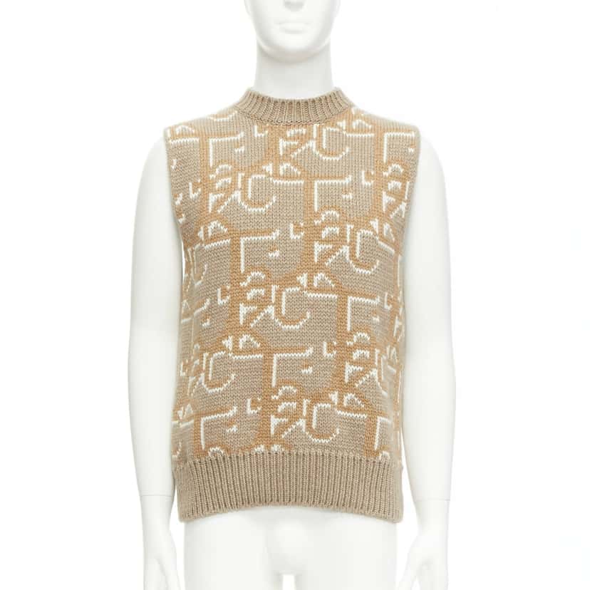 Dior Cactus Jack Beige Cashmere Never worn - Front View