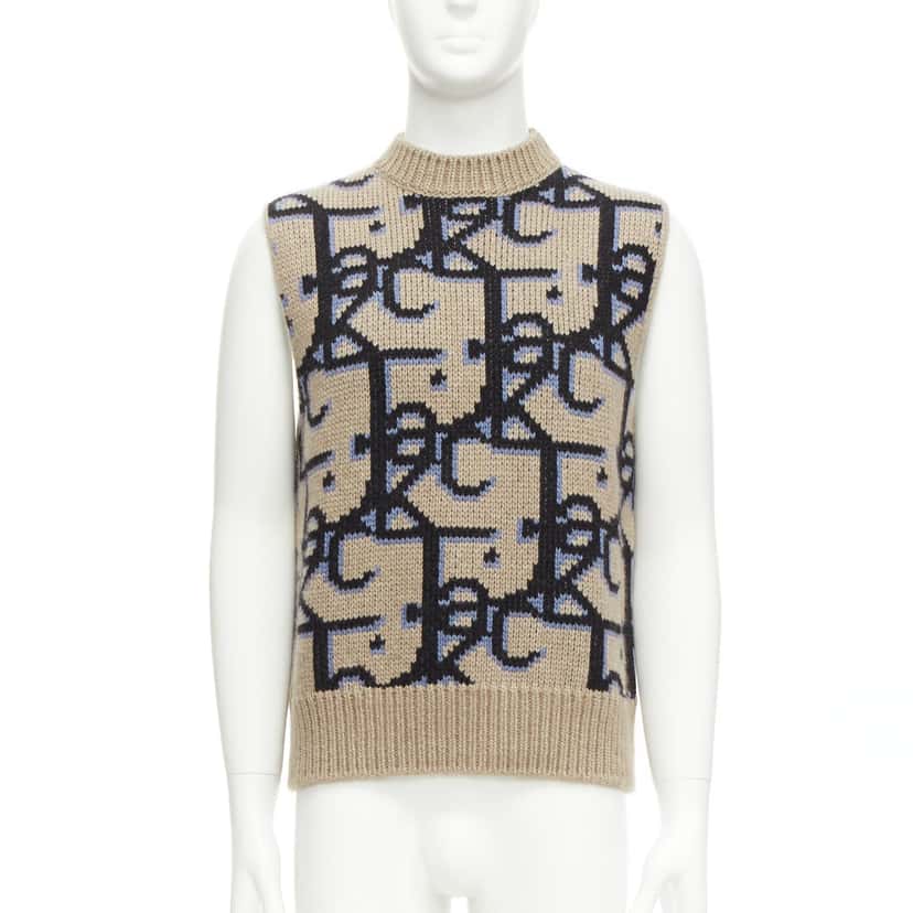 Dior Cactus Jack Beige Cashmere Never worn - Front View