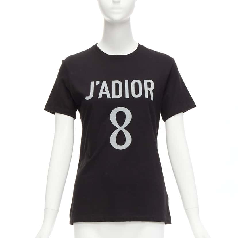 Dior Distressed J’adior Shirt Black Cotton Very good condition - Front View