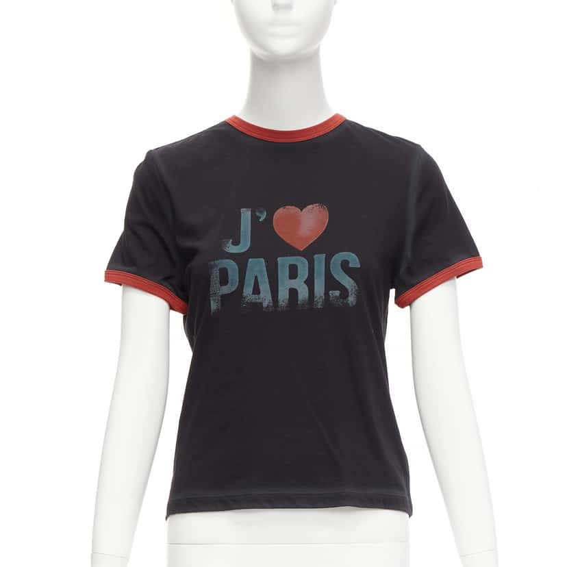 Dior Valentines J’adior Shirt Black Cotton Never worn - Front View