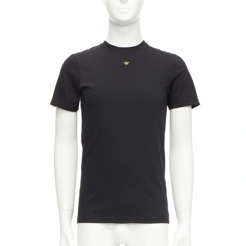 Dior Bee Embroidered Shirt Black Cotton Never worn - Front View