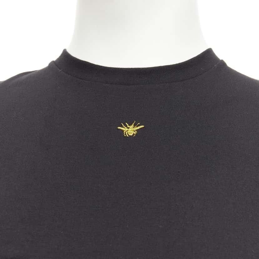 Dior Bee Embroidered Shirt Black Cotton Never worn - Back View