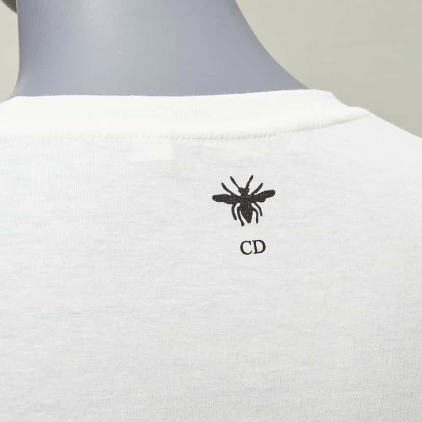 Dior Zodiac Pixel Tee White Cotton Never worn - Back View