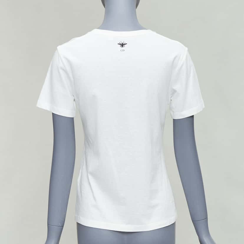 Dior Bird Astrology Tee Beige Cotton Good condition - Box View
