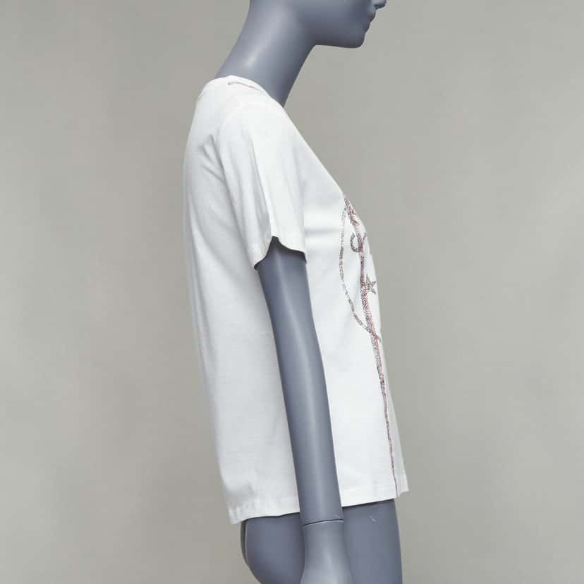 Dior Stamp Cotton Shirt White Cotton Never worn - Model View