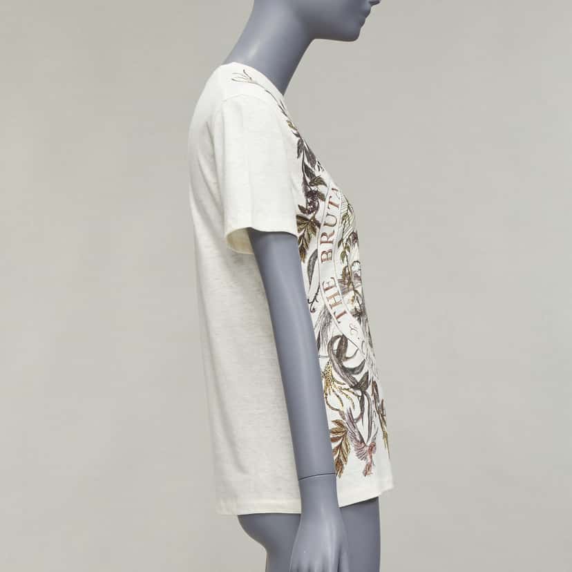 Dior Brutal Journey Shirt Ecru Linen Never worn - Model View