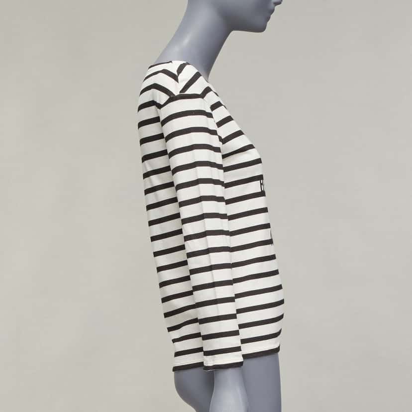 Dior Artists Stripe Tee White Cotton Very good condition - Model View