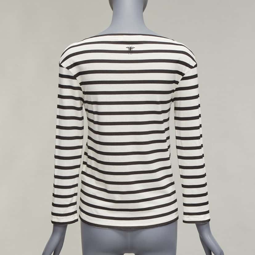 Dior Artists Stripe Tee White Cotton Very good condition - Box View