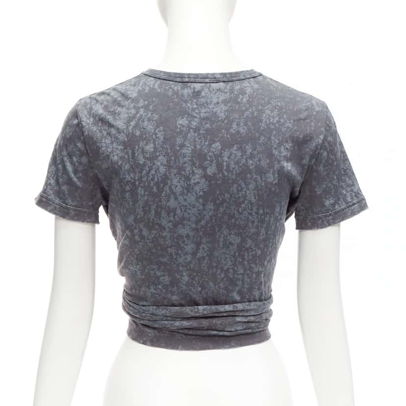 Chanel Rope Logo Shirt Grey Cotton Never worn - Box View