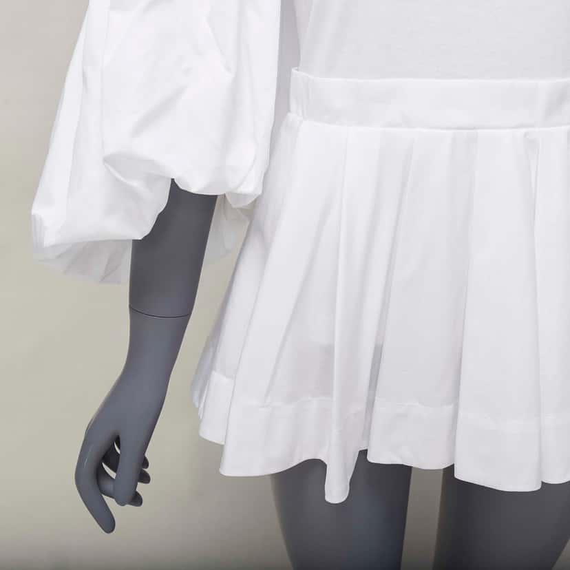 Alexander McQueen Cold Shoulder Shirt White Cotton Never worn - Back View