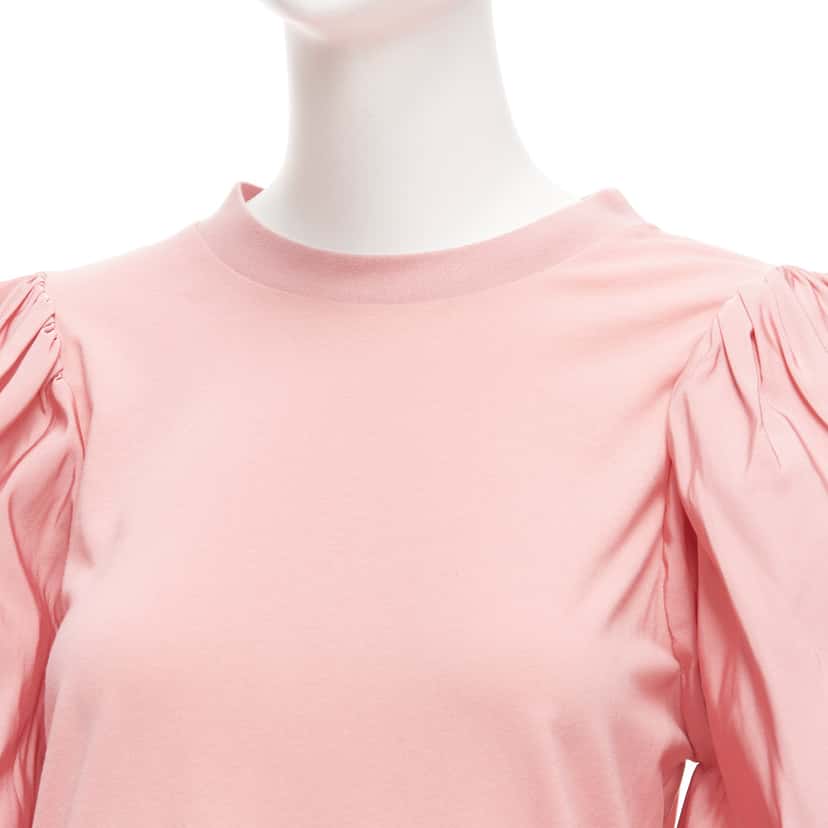Alexander McQueen Dramatic Puff Shirt Pink Cotton Never worn, with tag - Back View