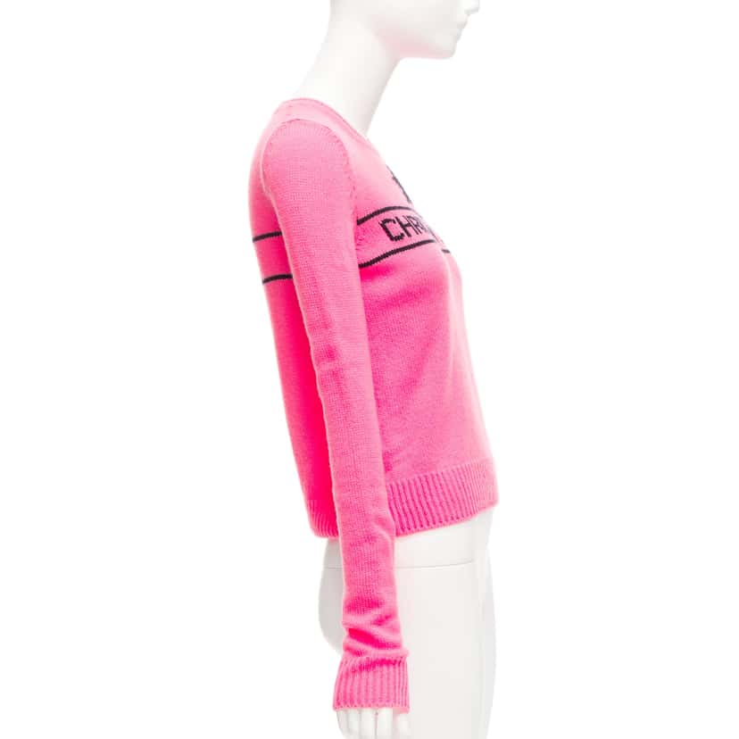 Dior Pink Star Sweater Pink Cashmere Never worn - Model View