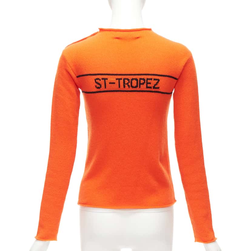 Dior Orange Star Sweater Orange Cashmere Never worn - Box View