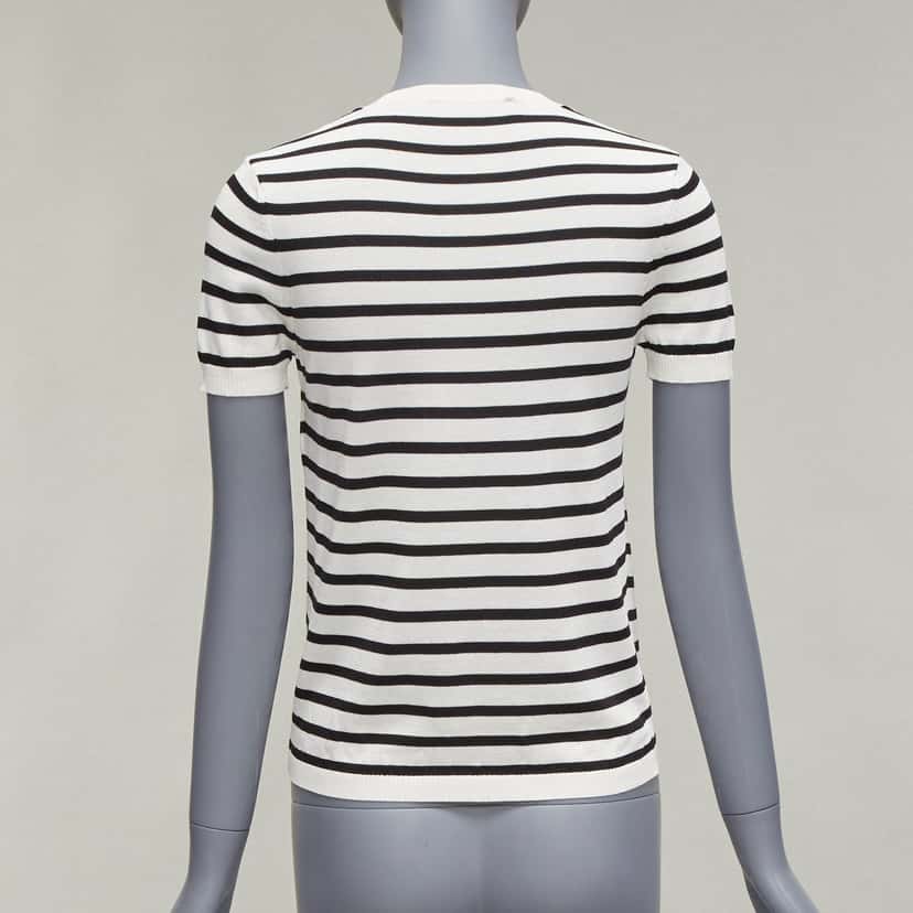 Dior J'Adior Crew Sweater Black Silk Very good condition - Box View