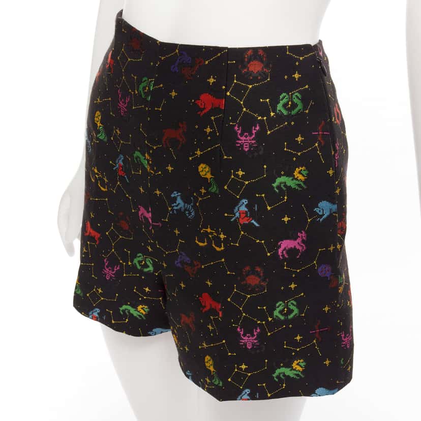 Dior Astrology Jacquard Shorts Black Polyester Never worn - Back View