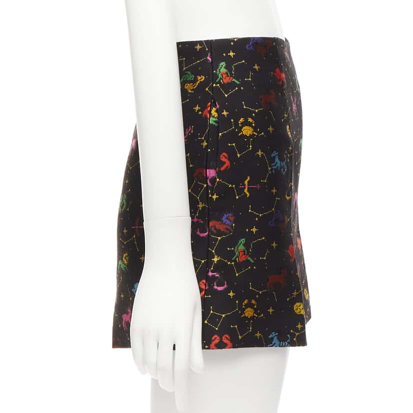 Dior Astrology Jacquard Shorts Black Polyester Never worn - Model View
