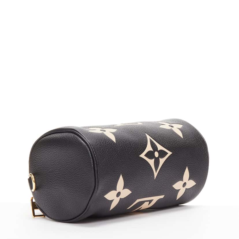 Louis Vuitton Monogram Giant Empreinte Papillon BB Black Leather Never worn - Box View