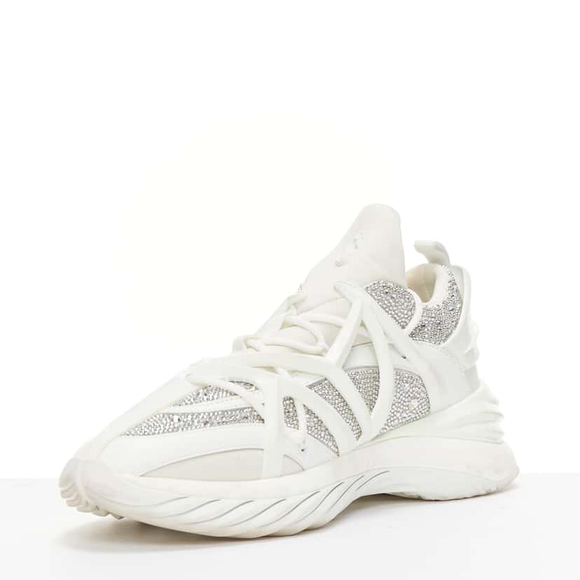 Jimmy Choo Cosmos White Leather Fair condition - Model View