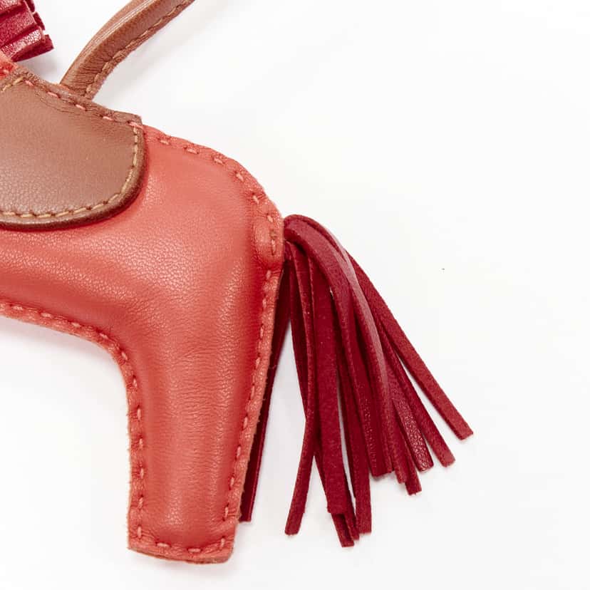 Hermès Milo Rodeo MM Red Leather Good condition - Inside View