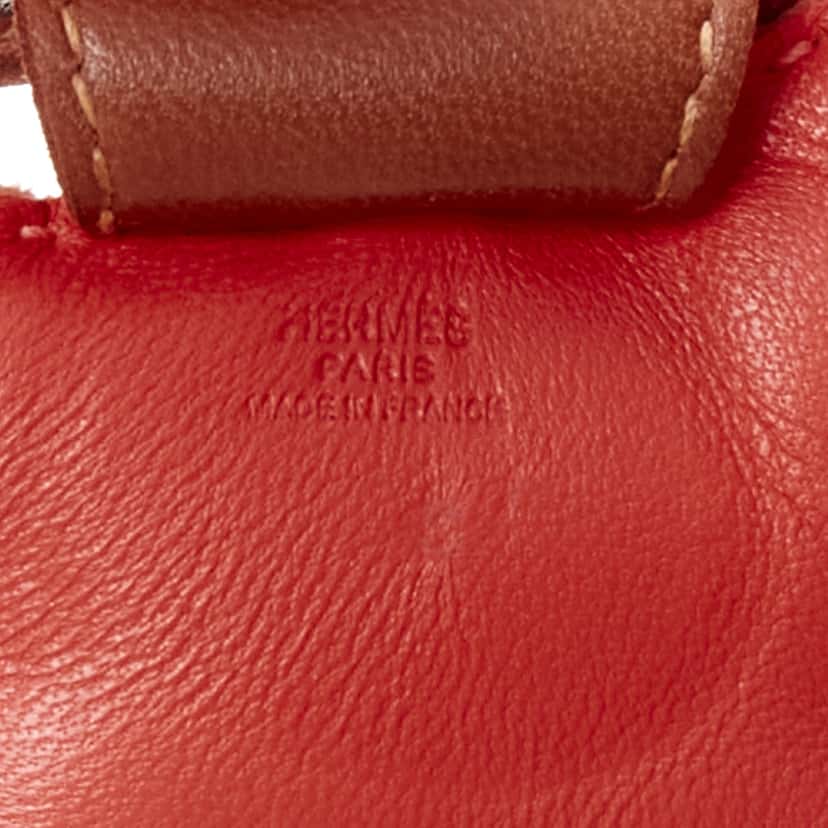 Hermès Milo Rodeo MM Red Leather Good condition - Box View