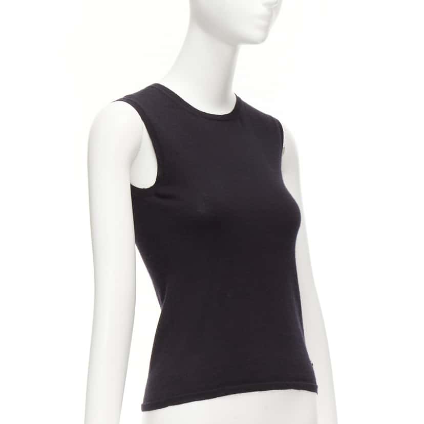Dior Cashmere Knit Vest Black Cashmere Very good condition - Inside View