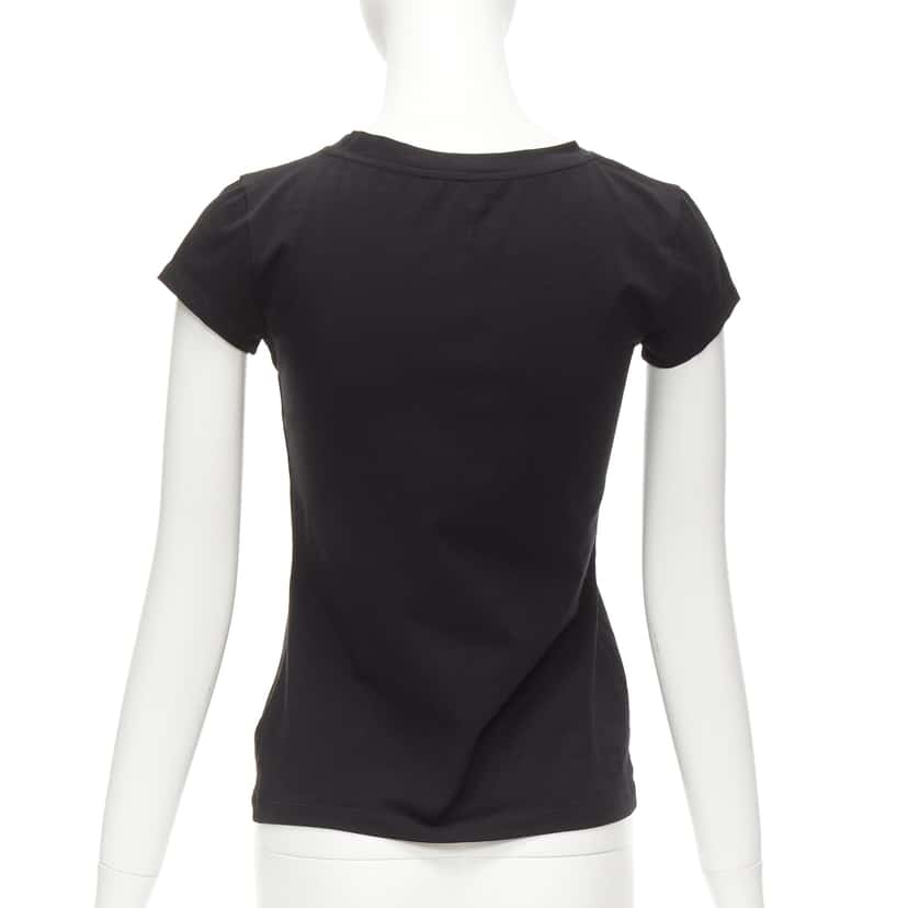 Loewe Crystal Glitter Shirt Black Cotton Never worn - Box View