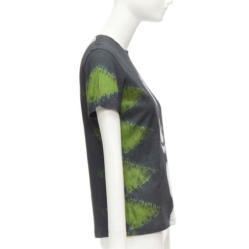 Dior Tie Dye J’adior Shirt Green Cotton Never worn - Model View