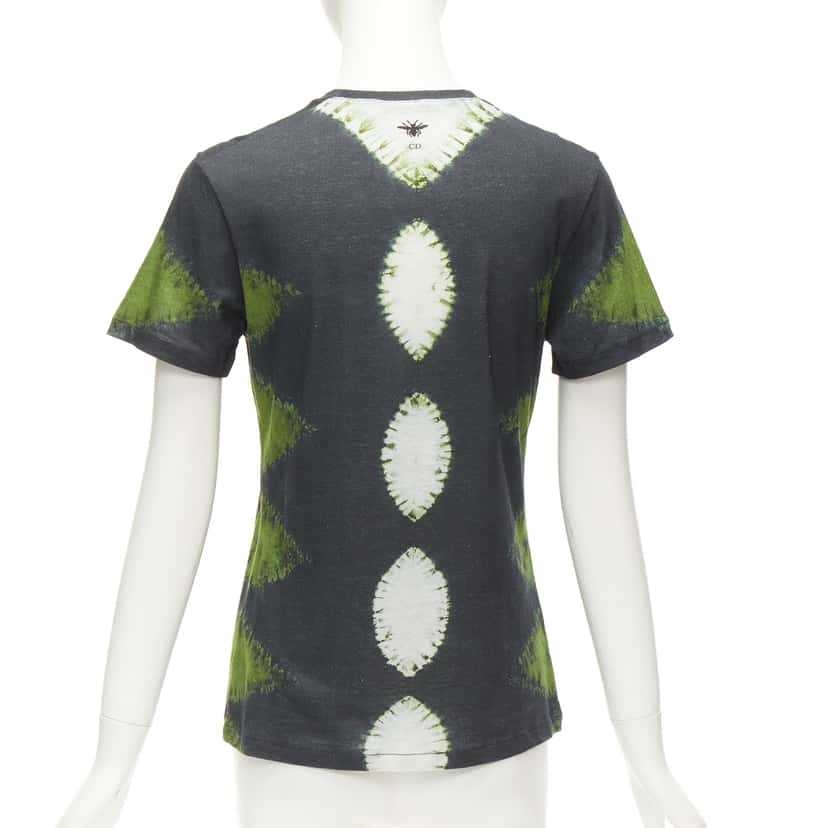 Dior Tie Dye J’adior Shirt Green Cotton Never worn - Box View