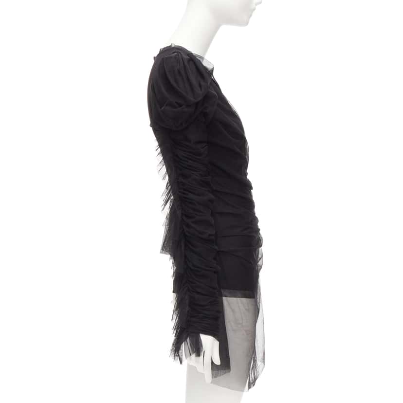 Faith Connexion Mesh Chain Top Black Viscose Never worn - Model View