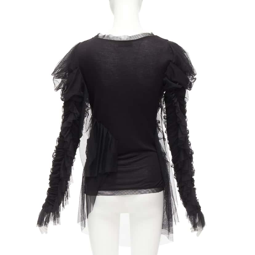 Faith Connexion Mesh Chain Top Black Viscose Never worn - Box View