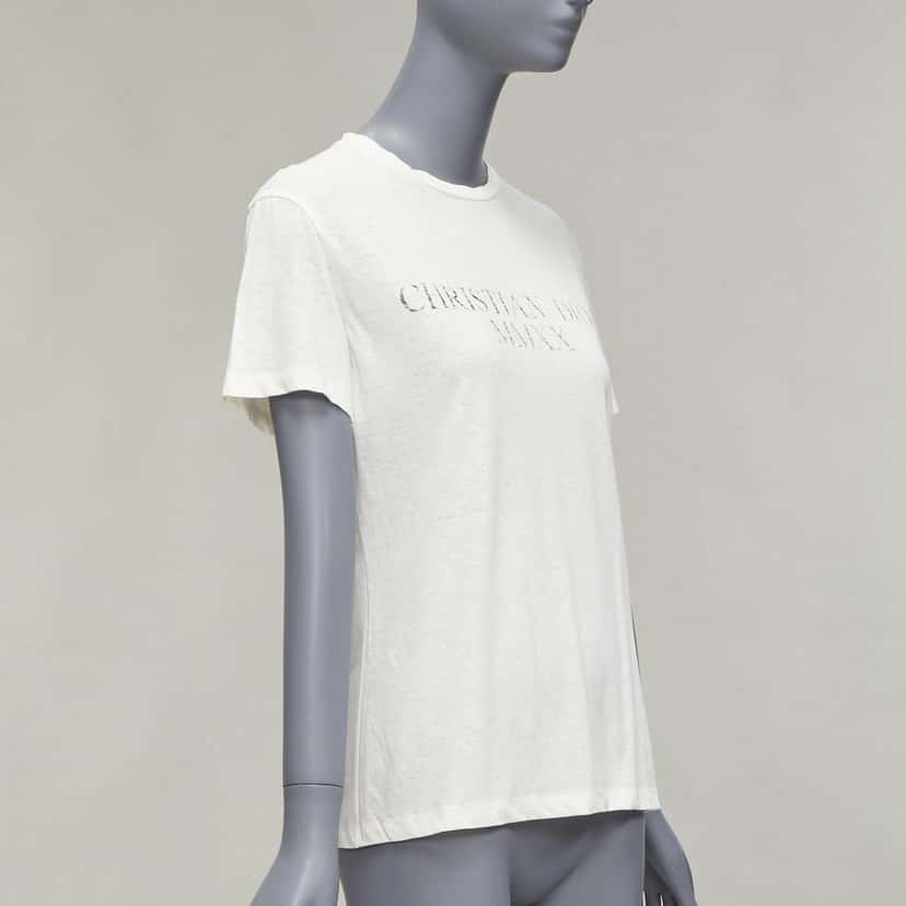 Dior Together Apart Tee Beige Cotton Never worn - Inside View